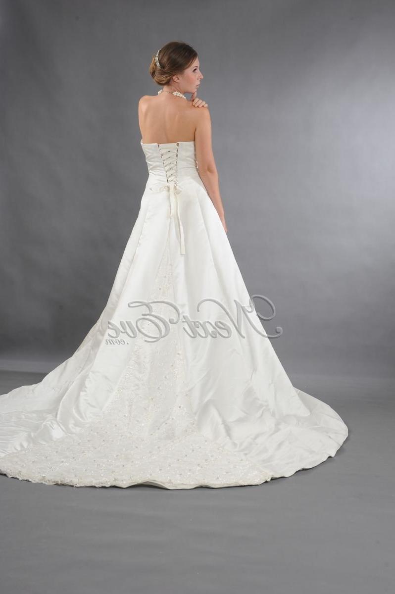 Gown with Lace Up Back