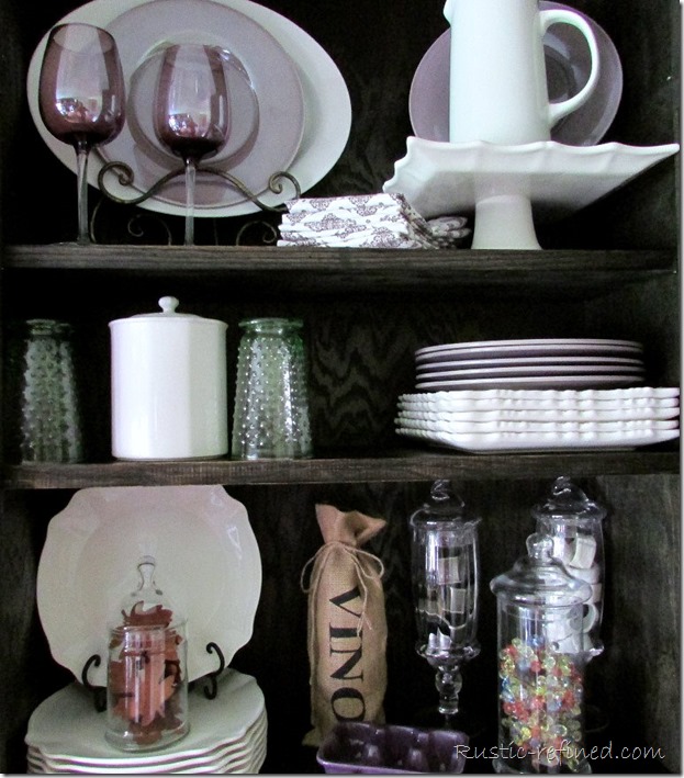 Styling a coffee bar and a custom kitchen pantry.