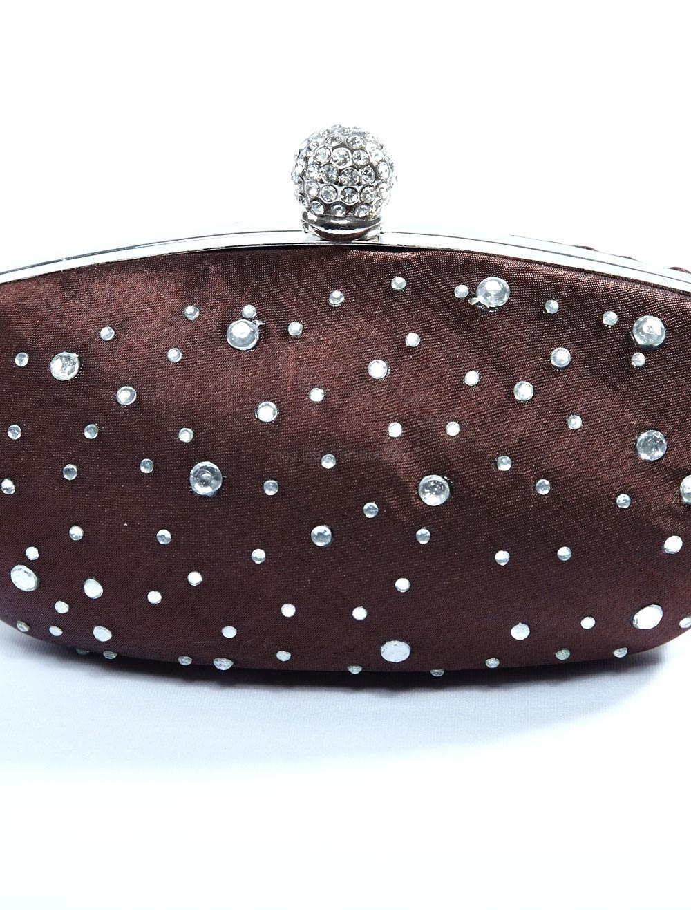 Sweet 18 9cm Brocade Rhinestone Ladies Special Occasion Handbag