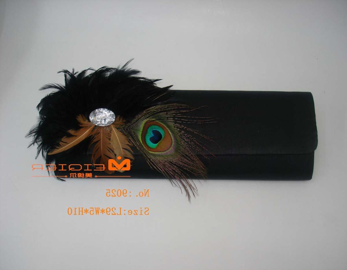 See larger image: black wedding bag with factory price,peacock fan bag