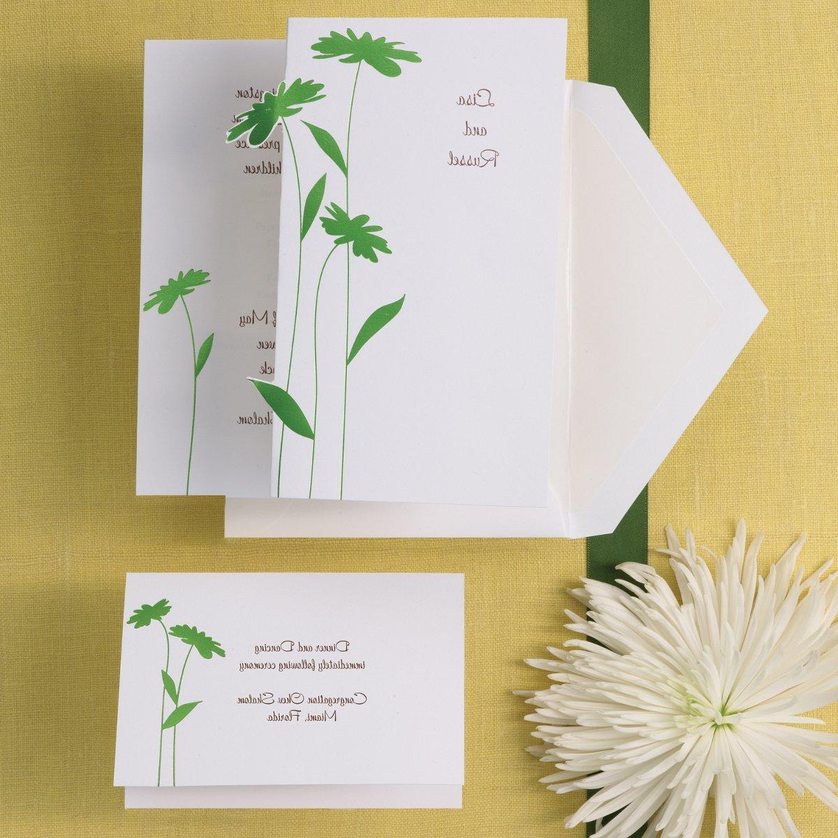 Exclusively Weddings offers two accent colors choices: Petal lime and pink.