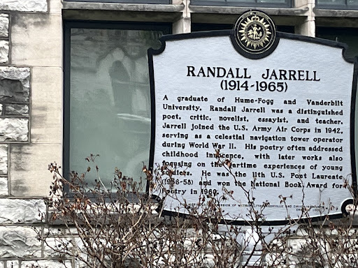 RANDALL JARRELL (1914-1965) A graduate of Hume-Fogg and Vanderbilt University, Randall Jarrell was a distinguished poet, critic, novelist, essayist, and teacher. Jarrell Joined the U.S. Army Air...