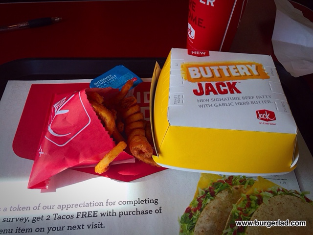 Jack in the Box Bacon & Swiss Buttery Jack