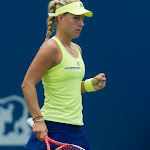 STANFORD, UNITED STATES - AUGUST 6 :  Angelique Kerber in action at the 2015 Bank of the West Classic WTA Premier tennis tournament