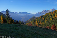 Passo Duran (1601m), Südrampe.