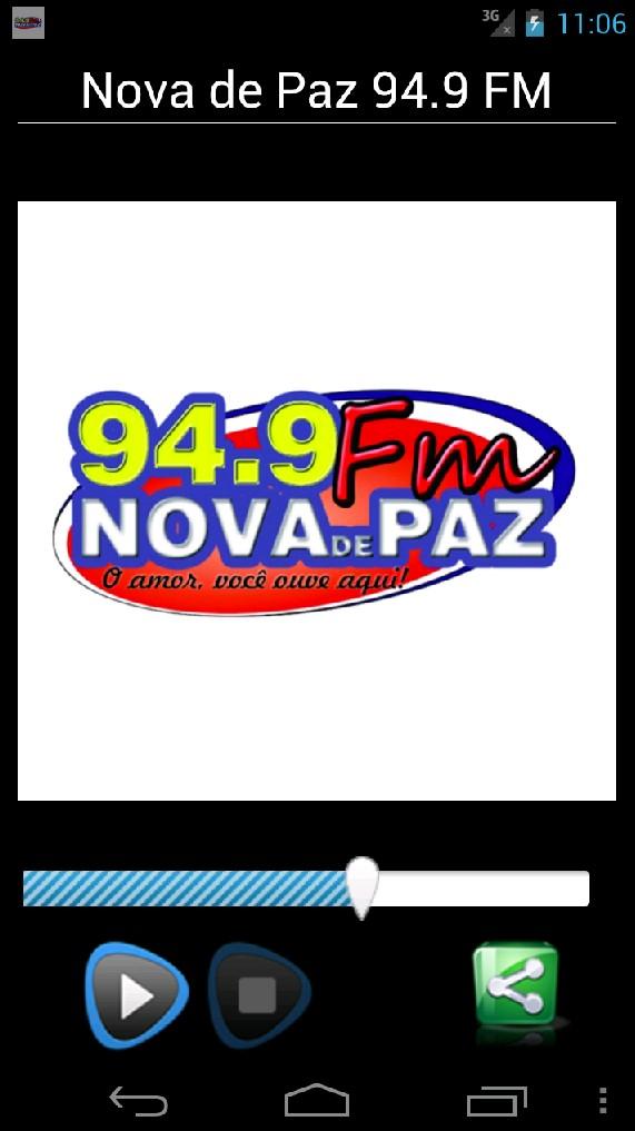 Android application Radio Nova de Paz 94.9 FM screenshort