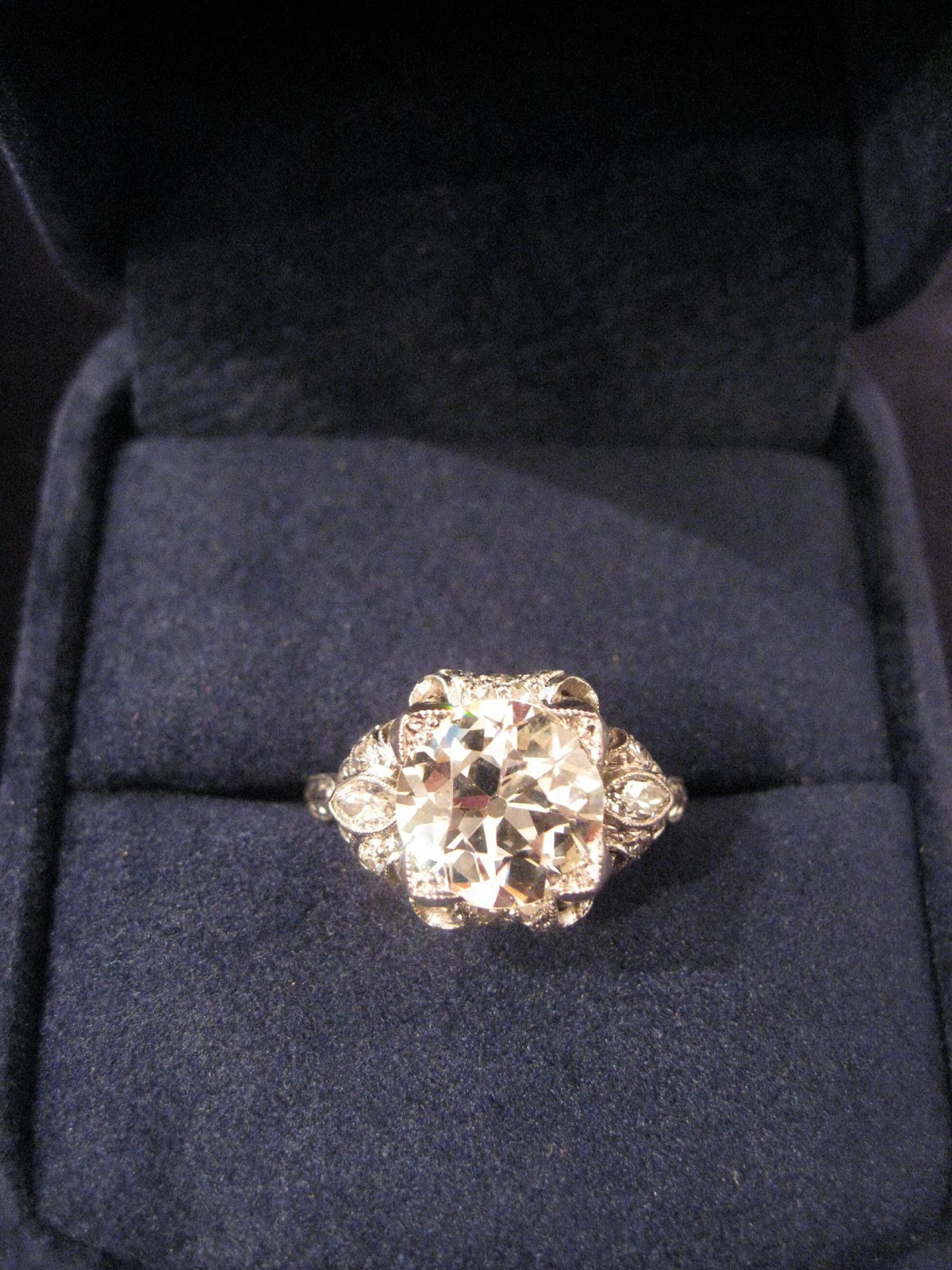 a Vintage Engagement Ring