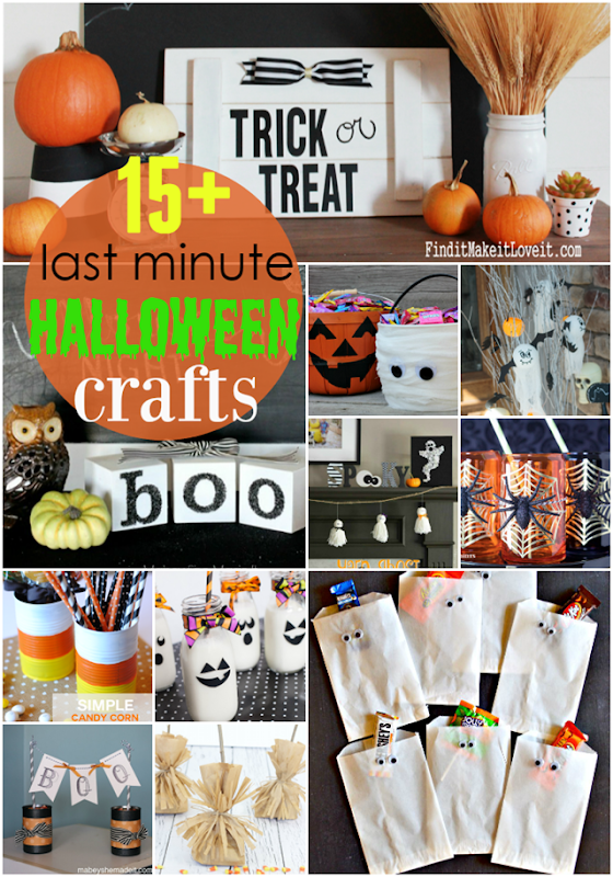 15  Last Minute Halloween Crafts at GingerSnapCrafts.com