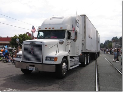 IMG_8140 Northwest Truck Training 1989-2003 Freightliner FLD in the Rainier Days in the Park Parade on July 11, 2009