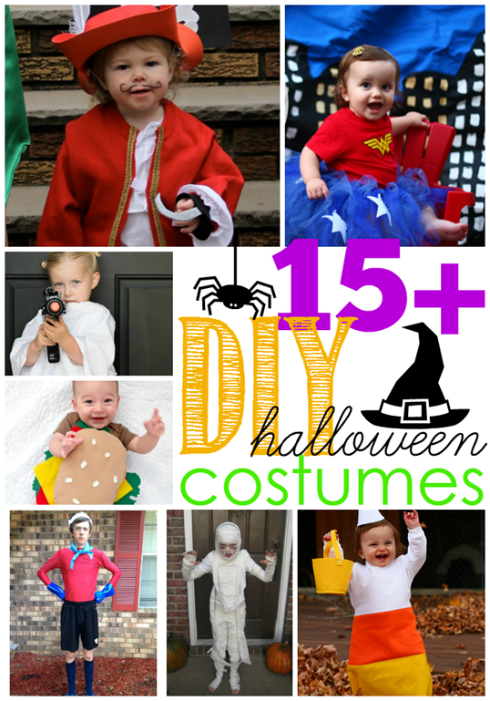 15  DIY Halloween Costumes at GingerSnapCrafts.com #linkparty #features