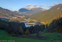 Zurück an der Unterkunft beim Lago di Cadore.