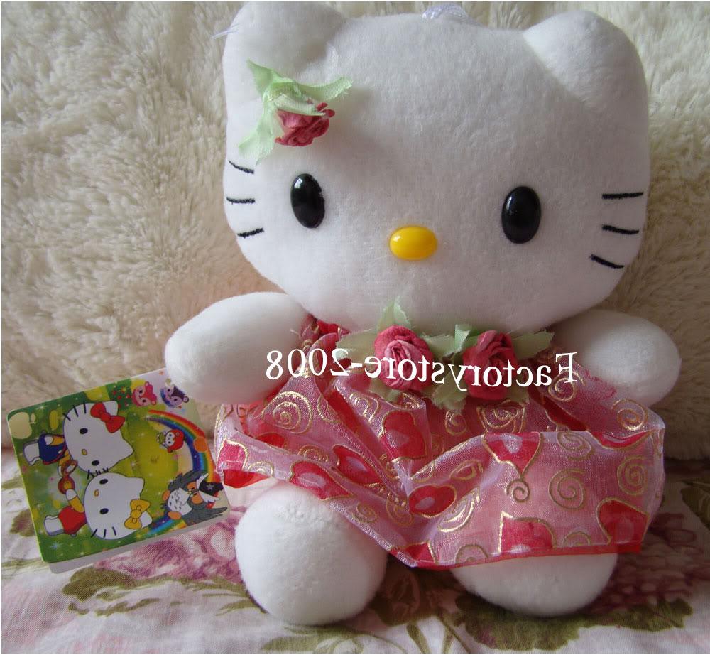 Hello kitty Red wedding dress plush toy celebrate gift