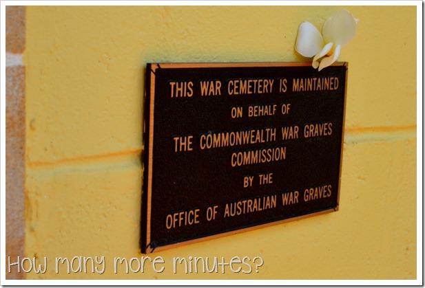 Adelaide River War Cemetery | How Many More Minutes?