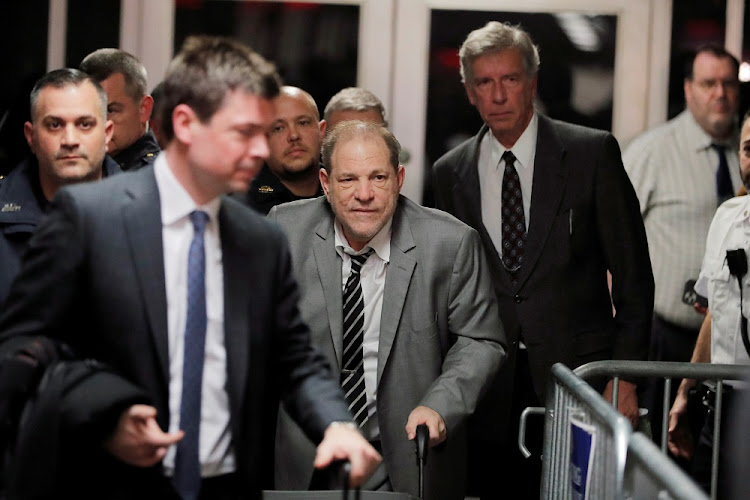 Film producer Harvey Weinstein departs New York Criminal Court after his sexual assault trial in the Manhattan borough of New York City, New York, US, January 31, 2020. File Photo
