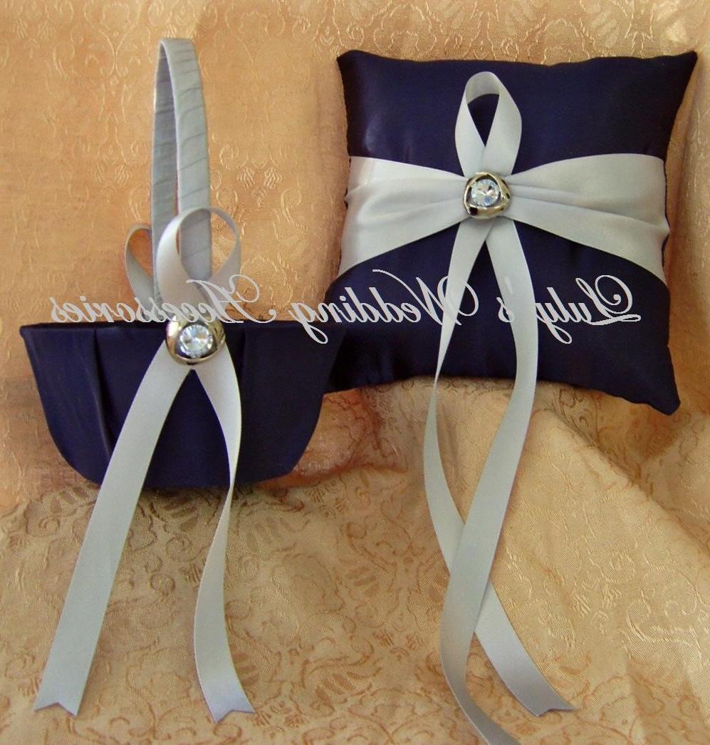 navy blue and gray wedding