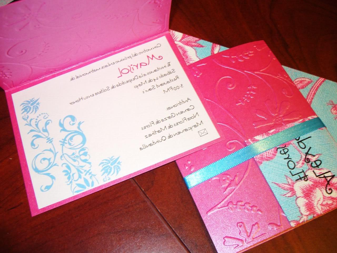 Bridal shower invitations