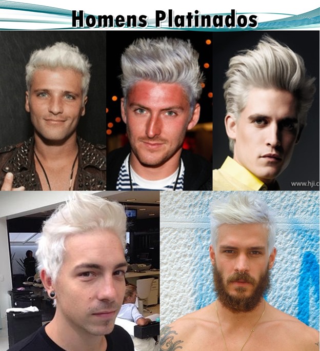 homens platinados