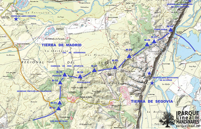 Mapa general del tramo
