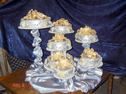 Wedding Cakes - Silver