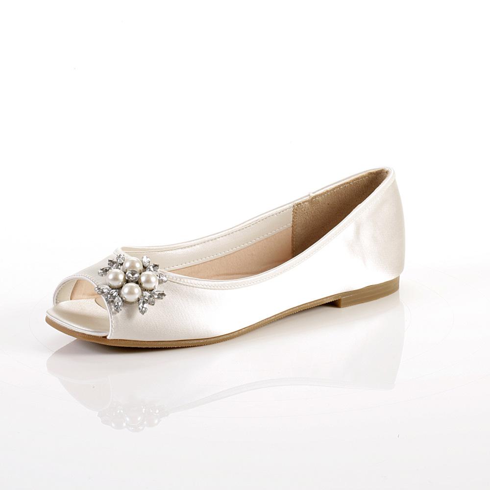 Flower Wedding Shoes - Pink By