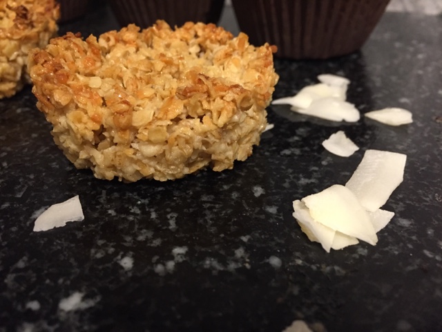 individual coconut flapjack