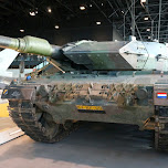 Leopard tank at Dutch National Military Museum Soesterberg in Soest, Netherlands 