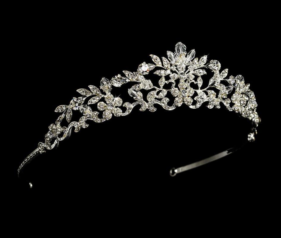 Silver Swarovski Wedding Tiara