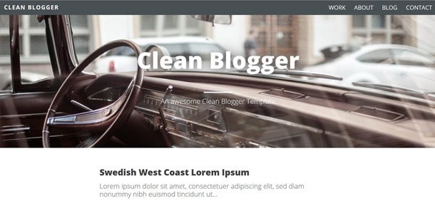 clean-blogger-template