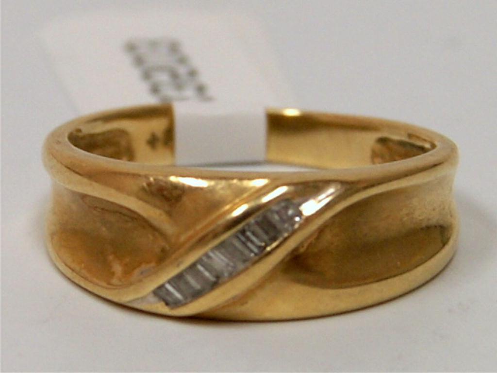 baguette wedding band