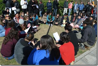 Estudiantes del ISFD de Santa Teresita realizaron una jornada de reflexión sobre la Noche de Los Lápices