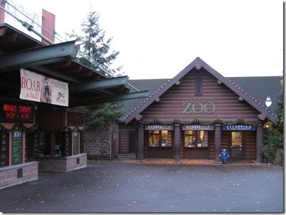 IMG_0591 Entrance to the Oregon Zoo in Portland, Oregon on November 10, 2009