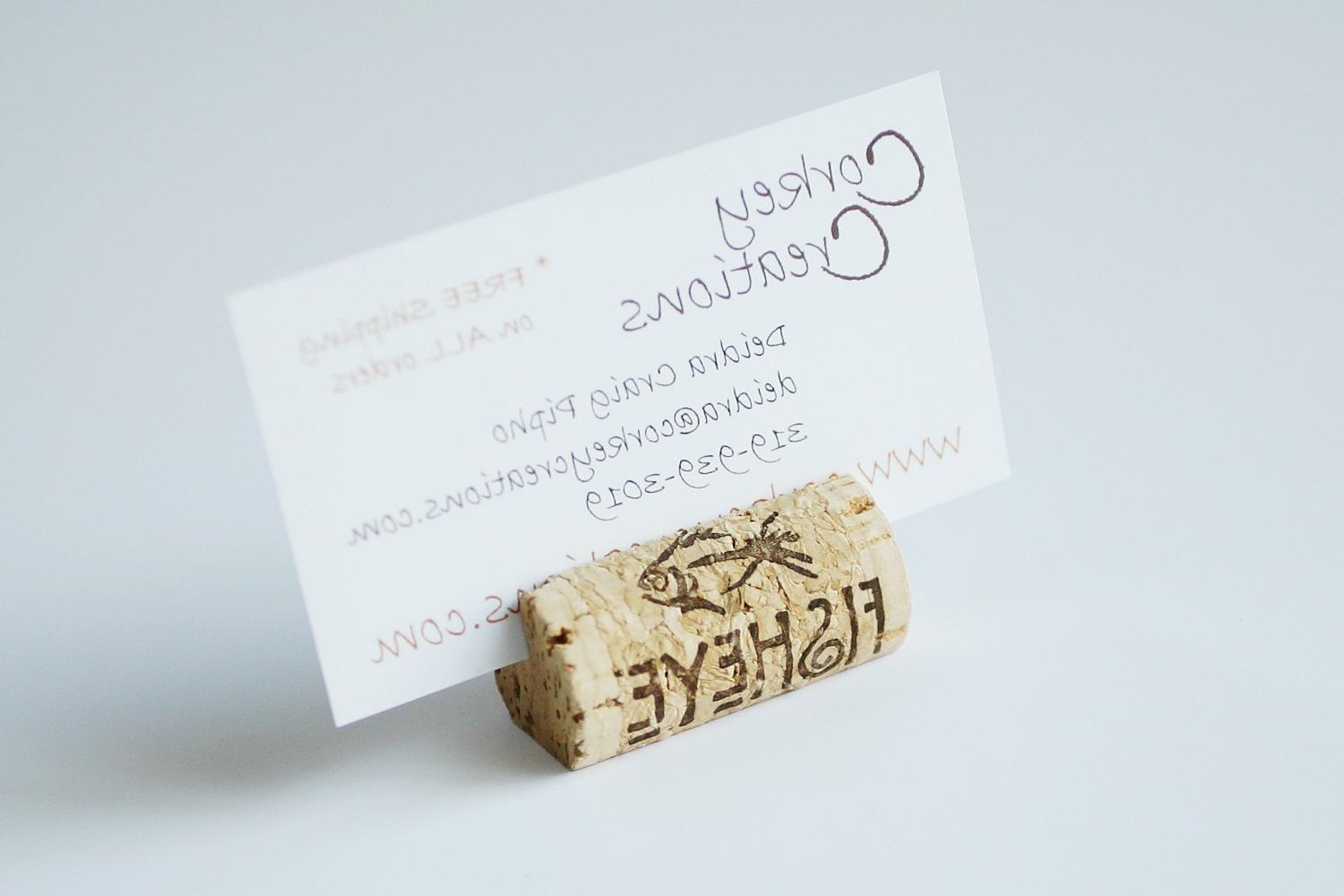Wine Cork Place Card Holders, Set of 100