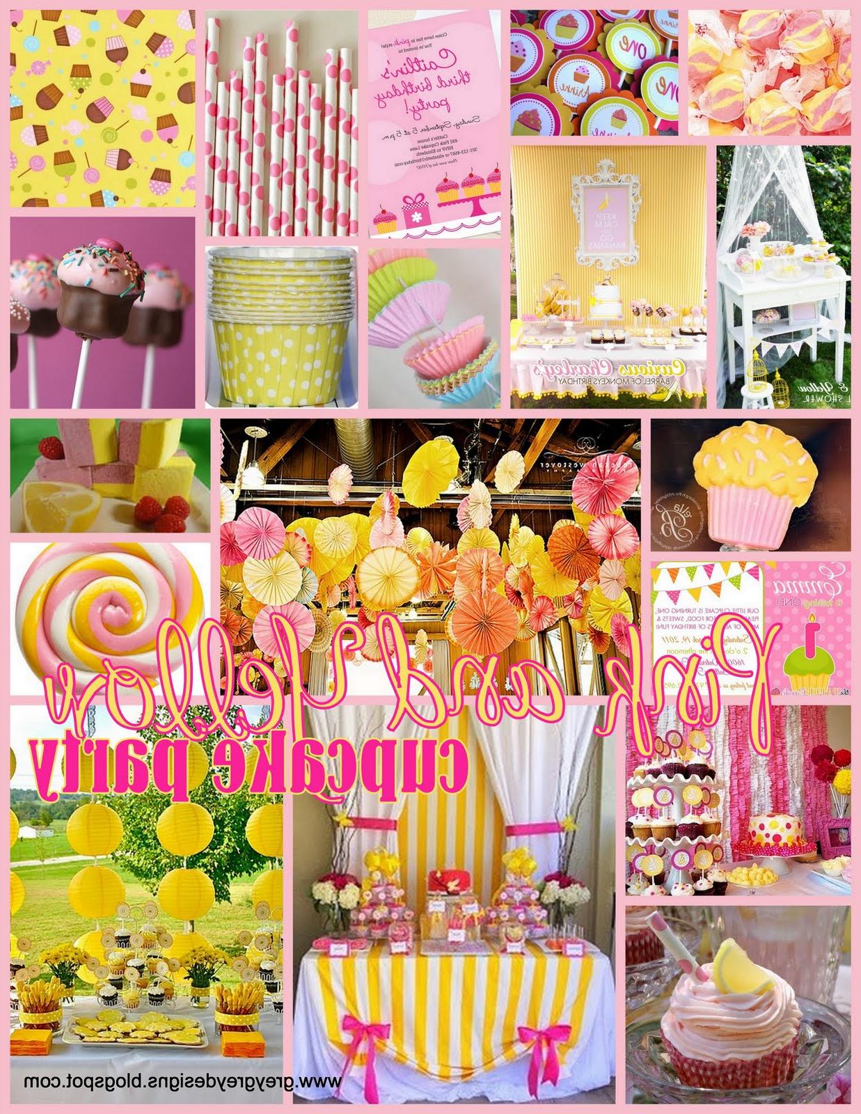 wedding cupcake yellow