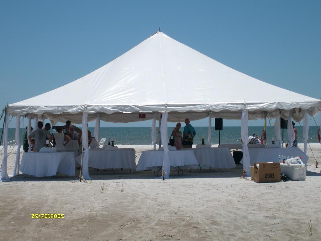outdoor wedding tent