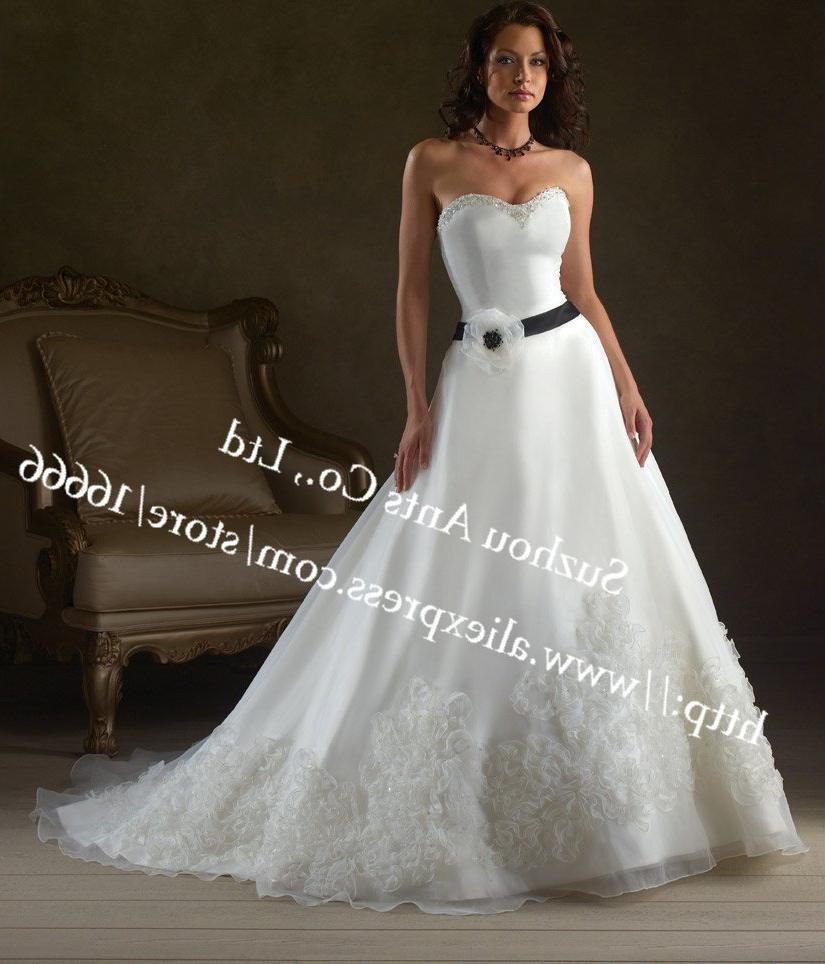 wedding dress with black in it