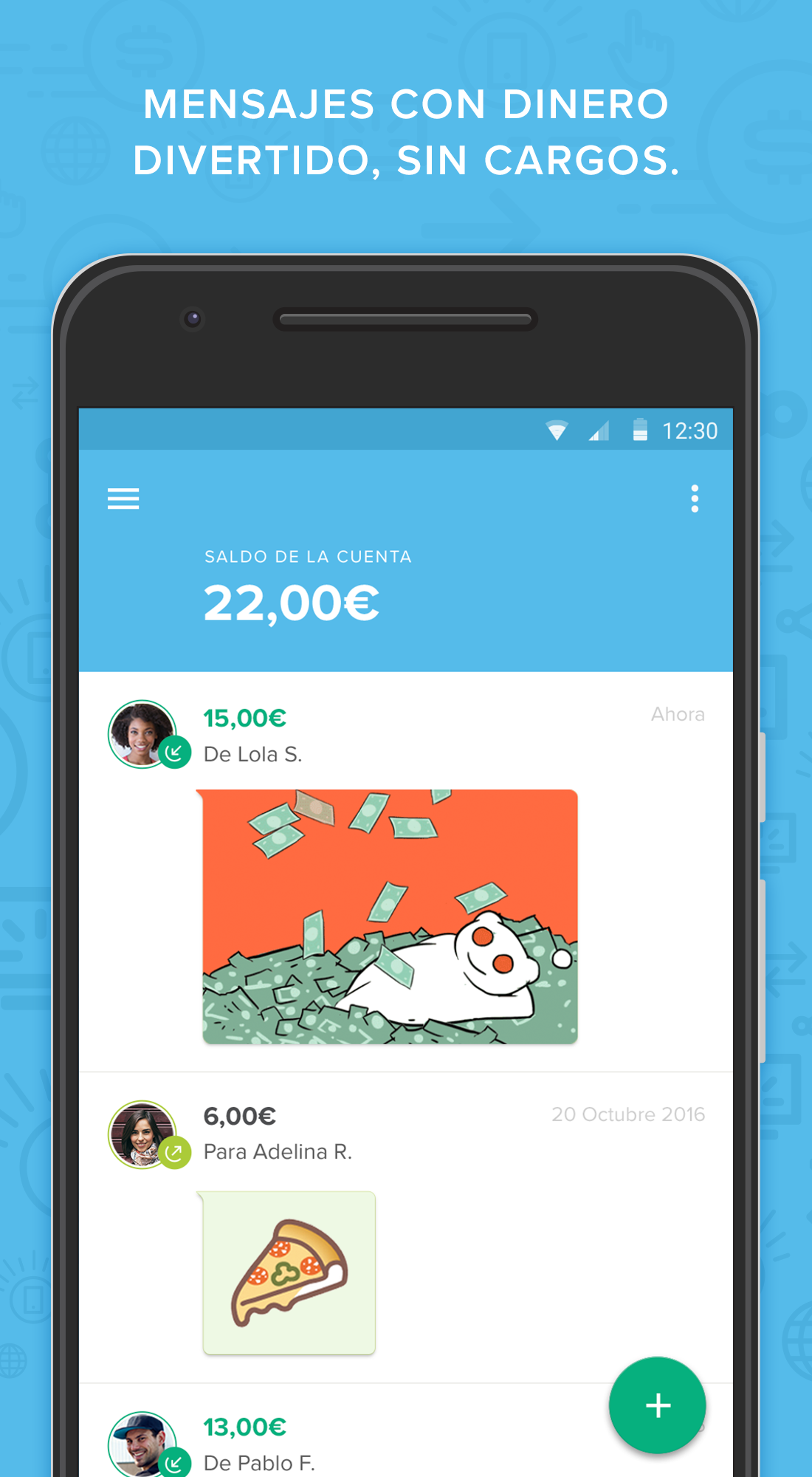 Android application Circle Pay screenshort