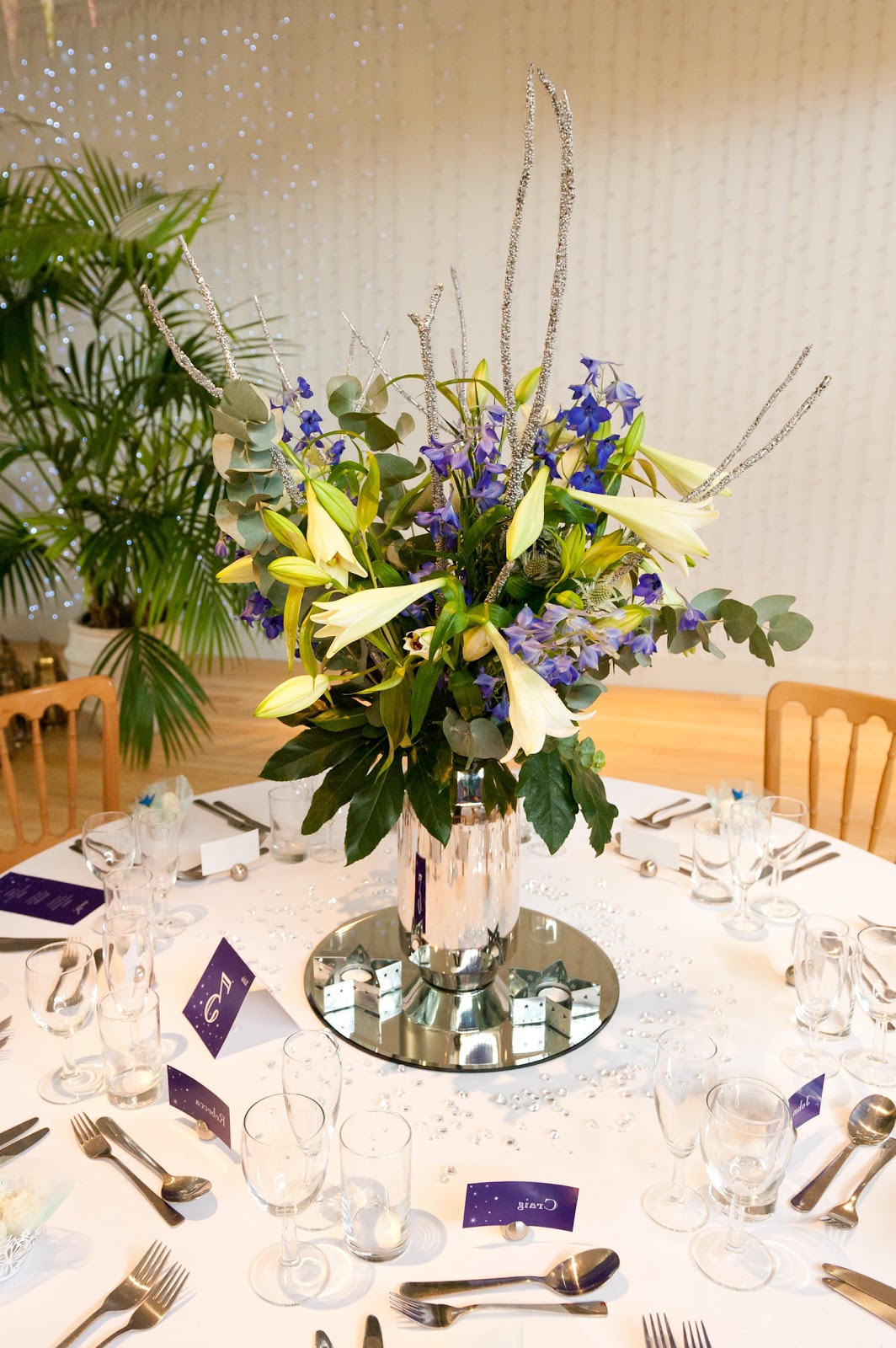 Starry Night Themed Table