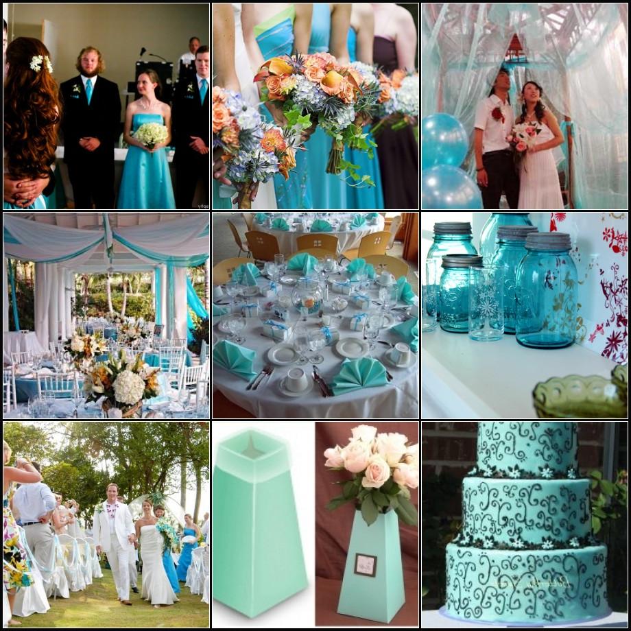 Blue Wedding Decoration