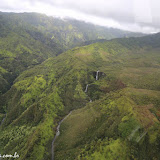 Cachoeiras espetaculares da Napali Coast, Kauai, Havaí, EUA