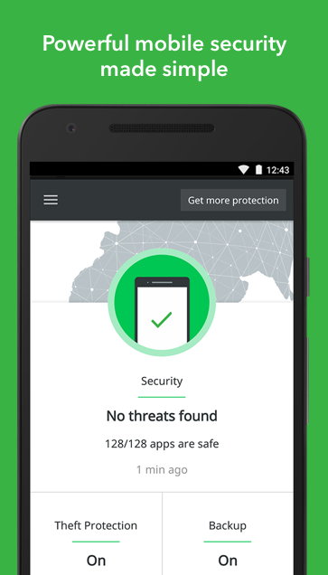 Android application Mobile Security - Lookout screenshort