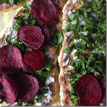 Grilled Beet and Goat Cheese Pizza (4) | Photo | The Lisa Porter Collection