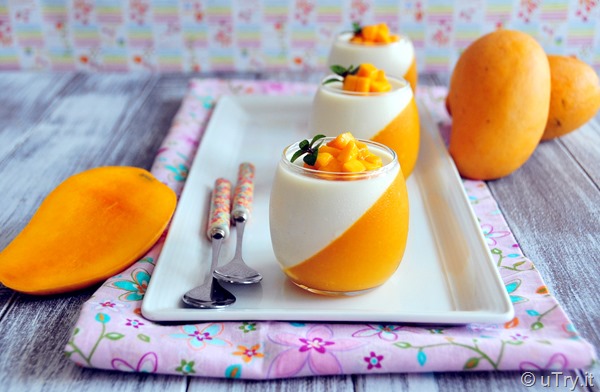 Come learn How to Make Mango Panna Cotta with video tutorial.  A quick and easy dessert that is perfect for parties.   http://uTry.it
