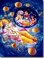 [Lord Vishnu maintaining]