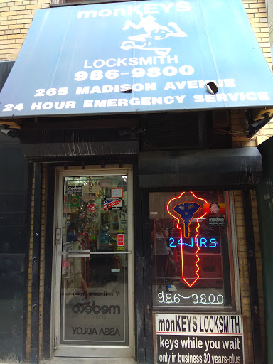 Locksmith «Monkeys Locksmith Corporation», reviews and photos, 265 Madison Ave, New York, NY 10016, USA