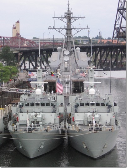 IMG_6261 Canadian Kingston-class Coastal Defense Vessels HMCS Nanaimo (MM 702) & HMCS Whitehorse (MM 705) in Portland, Oregon on June 7, 2009
