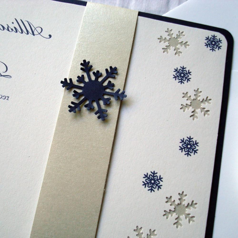Snowflake Wedding Invitation