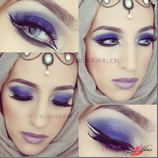 Beautiful bright Arabic Makeup-Lookamillion (12)