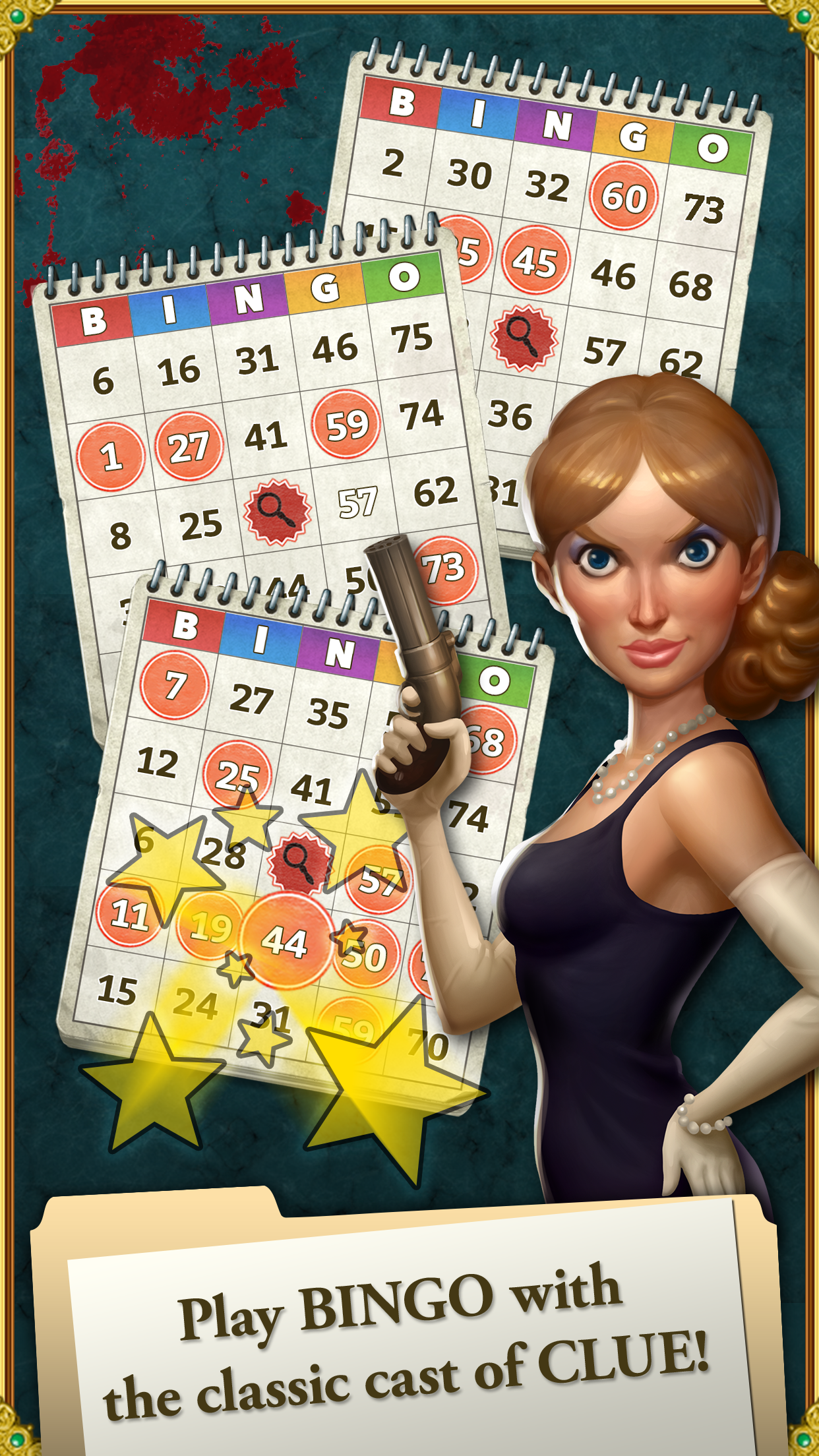 Android application CLUE Bingo screenshort