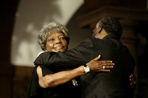 President Thabo Mbeki bestowed the National Orders on outstanding South Africans to Thandi Klaasen at the Union Buildings in Tshwane.