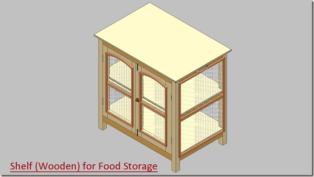 Shelf (Wooden) for Food Storage_1